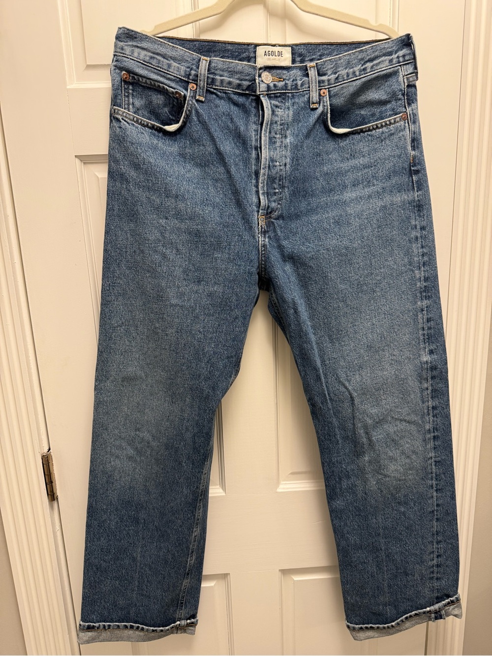 AGOLDE Fran Straight Leg Jeans - Sz 29